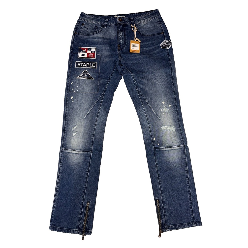 Jeff Staple Pigeon Med Stone Wash Jeans Size 38 Men's Jeans - New
